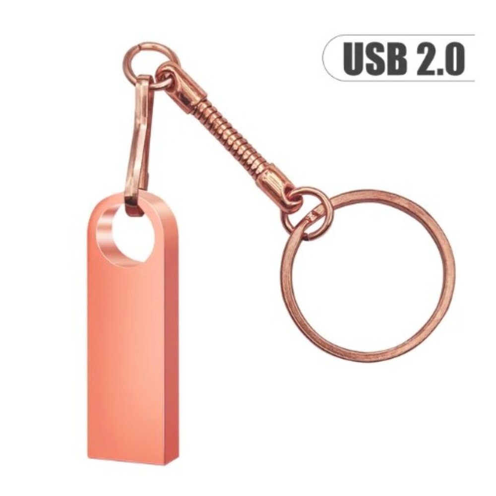 128GB 2.0 USB Flash Drive Rose Gole NWT